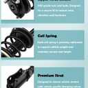 SCITOO Front and Rear Pair Strut & Spring Complete Assembly Compatible with 2007-2011 for Toyota Camry, 2008-2012 for Toyota Avalon Complete Struts 172310 172309 172308 172307