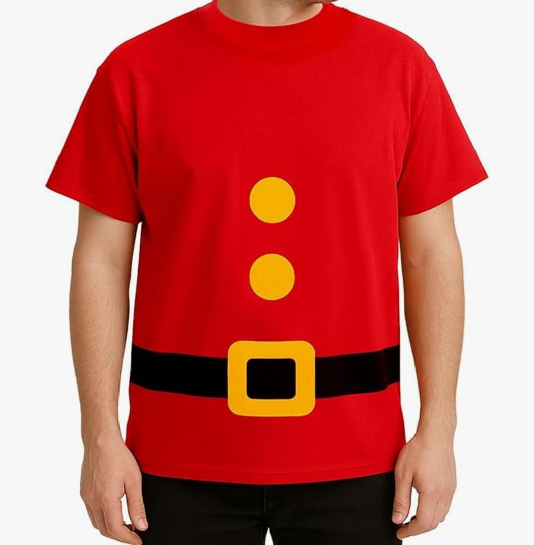 1 Set Dwarf Gnome Costumes Dwarf T Shirt with Beanies Hats for Halloween Fancy Adult Party Costume Cosplay L