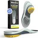 Achilles Tendonitis Relief Insoles for Women & Men - Heel Cushion for Heel Pain Relief Heel Spur with Shock Absorption for All-Day Comfort, L-M: 10-12