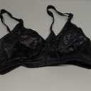 Bali Women's Wireless Lace Bra, Double Support Lace Bras for Women, Stay-in-Place Straps, Full Coverage, Comfortable, 42B