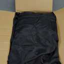 HolidayIdeas Fitted Table Covers for 6 Foot Tables - 72 x 30 Inch - 2 Pack Rectangle Table Clothes Versatile Fabric Table Cover for Folding Table, Parties, Holiday Dinner, Trade Show (Black)