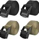 TRIWONDER Cinch Tie Down Straps Cam Buckle Lashing Strap Nylon Small Ratchet Heavy Duty Belts for Packing Cargo Battery Bike Car Roof Rack Kayak Truck