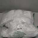 sancua 6 Pack Round Tablecloth 90 Inch White, Stain and Wrinkle Resistant Table Cloth - Washable Polyester Table Cover for Dining Tables, Buffet Parties and Camping