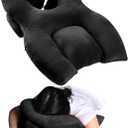 Face Down Pillow for Sleeping, Face Down After BBL/Eye Surger, Stomach Sleeping/Prone Pillow, Retinal Vitrectomy Recovery Equipment, Home Massage Pillow, Black