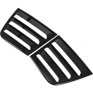 Motoforti 2pcs for Dodge Charger 2011-2021 Rear Side Window Louvers Air Vent Scoop Streamline Shades Cover Exterior Decorative Long-Lasting | for Dodge Charger 2011-2021, Air vent scoop, Streamline shades cover, Exterior decorative, Long-lasting