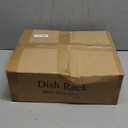 SNTD Dish Drying Rack, Expandable Dish Rack for Kitchen Counter, Stainless Steel Dish Drainer with Drainboard Set and Utensil Holder (Black)