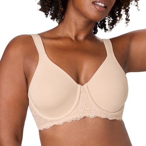 Bali Women's Minimizer Bra, Breathe Underwire S for Women, Full Coverage for Large Bust, Most Comfortable, Size 42C