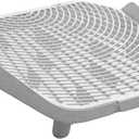 Cat Litter Ramp, Litter Step Footboard Reusable for Lavatory Living Room Bathroom, White