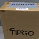 TIPGO Small Metal Trash Can, 2.1 Gallon Slim Trash Can for Bathroom, Wastebasket Garbage Bin for Bedroom, Office, Kitchen, Under Sink (Silver)