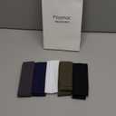 Sweatbands Sports Headband for Men & Women, Moisture Wicking Hairband Athletic Towel Headbands Cotton Head Sweat Bands for Running, Cycling, Yoga, Spa (C-5PCS-Black, White, Gray, Dark Blue, Green)