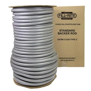 Foam Pre-Caulking Filler Rope Backer Rod Roll Bulk, 400 Feet Length x 1-1/4 Inch Width, Grey Filler Rope