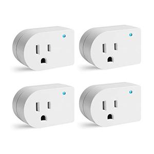 Single Surge Protector Plug, Grounded Outlet Wall Tap Adapter with Indicator Light, 1 Outlet,245J/125V, ETL, White, 3Pack