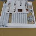 YOCOMEY 6 Tier Wood Tall Plant Stand Metal Rack Indoor, Multiple Flower Pot Holder Shelves Corner Rack, Planter Shelf Display Rack Storage Organizer for Patio Living Room Balcony Garden(White Oak)