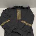 Muslim Abaya Dress For Women with Hijabs Long Sleeve Floral Print Islamic Dubai Long Maxi Dresses (Small, Black)