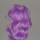 eNilecor Lavender Purple Wig Short Colorful colored Curly Wavy Synthetic Bob Wigs with Air Bangs 14" Natural Lilac Neon Wigs for Women