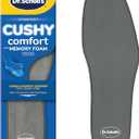 Dr. Scholl's Cushy Comfort with Memory Foam Insoles, Full-Foot Responsive Cushioning, Relieves Pressure, Slim Design, Trim Inserts to Fit Shoes, Unisex, Men's Shoe Size 7-13 Women's 5-10, 1 Pair
