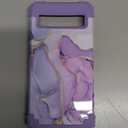 Hekodonk for Google Pixel 6A Case (2022),Heavy Duty Full Body Shockproof Protection Hard Plastic+Silicone Rubber Hybrid 3 in 1 Protective Phone Case for Google Pixel 6A,Amethyst Purple