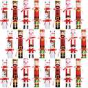 Cholemy 24 Packs Christmas No Snap Party Table Favors Christmas Crackers Christmas Holiday Table Favors Xmas Crackers DIY Christmas Table Favors Set for Kids Adults No Snap Party Supplies