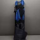 REDCAMP Kids Cot for Sleeping 2-7 Years, Portable Travel Toddler Cot Bed with Guardrail, Lightweight for Outdoor Indoor Home, Blue