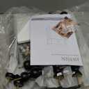 AWASEN Black Nightstand, Bedroom Side Table with Drawer for Living Room, Small Bedside End Table with Spindle Wood Legs for Bedroom, Office, Black