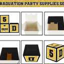 Graduation decorations class of 2025,Grad 2025 Boxes,balloons of number 2025 for men women graduation party decorationsGold