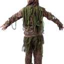 Spooktacular Creations Swamp Deluxe Skeleton Living Dead Zombie Costume for Halloween Kids Monster Role-Playing (S)