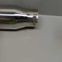 A-KARCK Exhaust Tip 3.5 Inch Inlet, 3.5 Inlet 5" Outlet 12" Long Stainless Steel Polished Finish Tailpipe Tip, Bolt On Design