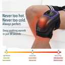 FORTHiQ Knee Massager Pro+ for Pain Relief with Heat and Dual Red Light Therapy, Adjustable Straps, Memory Function, Relax Tight Muscles, Ideal Gift for Men & Women, FSA-HSA Eligible