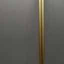 Umbra Cappa Curtain Rod  1-Inch Drapery Rod Extends from 66 to 120 Inches, Includes 2 Matching Finials, Brackets & Hardware, Brass, 66 to 120-inches (Gold)