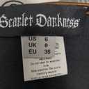 Scarlet Darkness Corset Belt for Women Fishbone Wide Waist Corset Pirate Belt, Size US 6