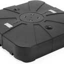 Patio Outdoor Cantilever Umbrella Base, Fillable Stand with Wheels, 265 lbs Capacity for Large Offset Umbrella (34 inch)