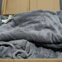 BEDELITE Fleece Sheets Queen Size Bed Set, Super Soft and Warm Fuzzy Plush Queen Sheet Set 4 Piece for Winter Gift & Decor , Includes 1 Deep Pocket Fitted Sheet, 1 Flat Sheet and 2 Pillowcases (Grey)