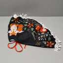 Forest Wreath Christmas Animal Fox Christmas Tree Skirt Gorgeous Edge Tassel Lace for 30" Xmas Ornaments Decoration