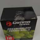 GAMMA Sports Pressureless Tennis Balls Box - Ideal for Practice, Teaching, and Training with High-Visbility Felt - Indoor and Outdoor Court Play - 48 and 75 Pack Sizes