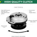 Aeagle 717-04183 PTO Clutch for 717-04622 917-04622 for Cub Cadet RZT42 RZT50 MTD ZT42 ZT50 ZT5000 Troy-Bilt Mustang XP RZT 42" 50" Repalce 917-04183 GT1A-MT09
