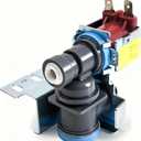 WPW10498976 W10498976 Refrigerator Ice Maker Water Inlet Valve Replacement Compatible with Whirlpool Maytag, K-78200 Solenoid Valve Replace W10420082 W10498974 K-78186 PS11755667 WP2315576