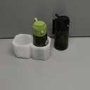 TrendPlain - Original 16oz/470ml Olive Oil Dispenser Bottle for Kitchen Gadgets and Air Fryer Accessories - Olive Oil Sprayer for Cooking w/Stickers - Black&Green