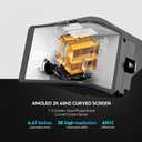 Thermalright Wonder Vision 360 UB ARGB Black CPU AIO Liquid Cooler - Rotatable 6.67'' Curved Screen 3D Effect, 2K Resolution, 2150RPM TL-UB36 Fans, for AM4/AM5 & Intel 1700/1851
