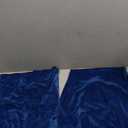 Smiry Velvet Stretch Dining Room Chair Covers Set of 2, Soft Removable Washable Chair Slipcovers Kitchen Parsons Chair Protector, Federal Blue