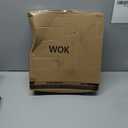 Carbon Steel Wok - Including Glass Cover and Silicone Spatula, 13-Inch Woks & Stir-Fry Pans for Induction, Electric, Gas Stoves