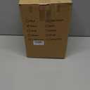 Bathroom Accessory Set - 10 Piece Black Bathroom Accessories Set with Trash Can, Toothbrush Holder and Cup, Soap Dispenser, Soap Dish, Toilet Brush Holder, Vanity Tray, Qtip Holder, Tissue Box Cover