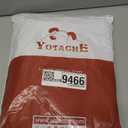 Yotache Magnetic Screen Door Fit Doors 72" x 80", Screen Size 74" x 81" Strengthened Balcony Patio French Door Screen Curtain Enjoy Fresh Air, White (White & Middle Opening)