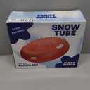 Float World Snow Tube - Large 48" Heavy Duty Inflatable Sled for Adults and Kids - Thick Non-Popping Snow Tubing Winter Toy for Sledding (Red)