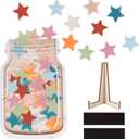 Magnetic Magnet Kids Reward Incentive Jar, Star Jar Reward Classroom & Home Behavior Management System Tool for Kids Boys & Girls Potty Training Chores Good Habits