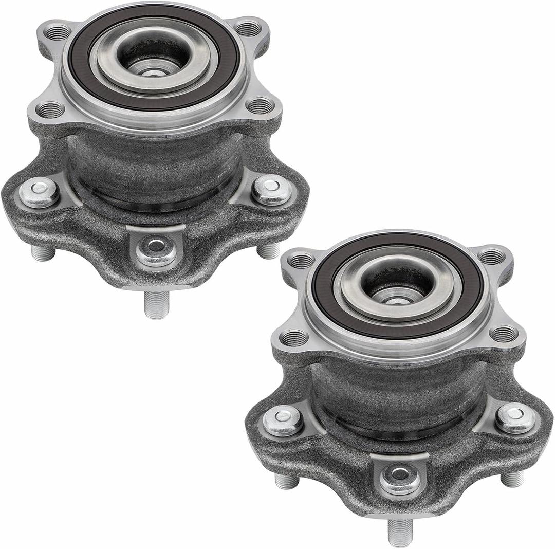 Vurkcy Rear Wheel Bearing Hubs Assembly Fit for 07-18 Nissan Altima, 09-19 Maxima, 15-19 Murano, 13-19 Pathfinder, 13 Infiniti JX35, 14-19 Infiniti QX60, 11 Mitsubishi RVR, 5 Lugs, OEM 5123882PCS