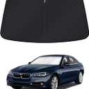 KUST Windshield Sun Shade for 2011-2016 BMW 5 Series 525i 520i 528i 530i 535d 535i 550i Window Accessories Shade Sun Visor Foldable Block UV Rays Keep Car Cooler