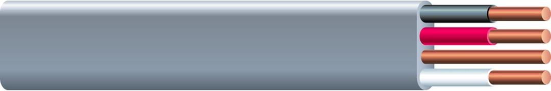 Woods Southwire 14782721 25ft 6/3 AWG UF-B Type Underground Feeder and Branch Circuit Cable with Ground Wire, Gray