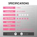 Lash Extension Glue-Extra Strong Professional Eyelash Glue/0.34fl.oz/10ml/0.8 Fast Drying/Retension - 8 Weeks/Black Sensitive/Professional Supplies