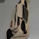 Momcozy Universal Baby Stroller Organizer, 2 Insulated Cup Holder, Detachable Zippered Pocket, Adjustable Shoulder Strap, Large capacity for baby essentials, Compact Design Fits Any Strollers (Khaki)