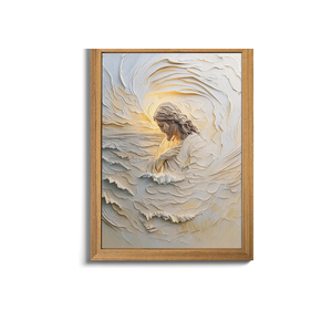 16x24 textured Jesus 3d art